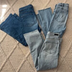 Lot of 3 pair designer jeans - Veronica Beard, Mother, Le Jean all size 30